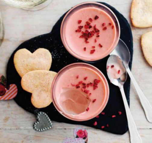 Champagne & Raspberry Possets