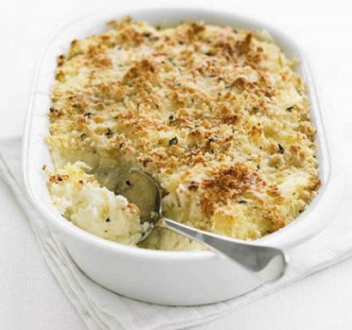 Garlic Mash Potato Bake