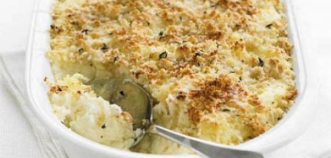 Garlic Mash Potato Bake